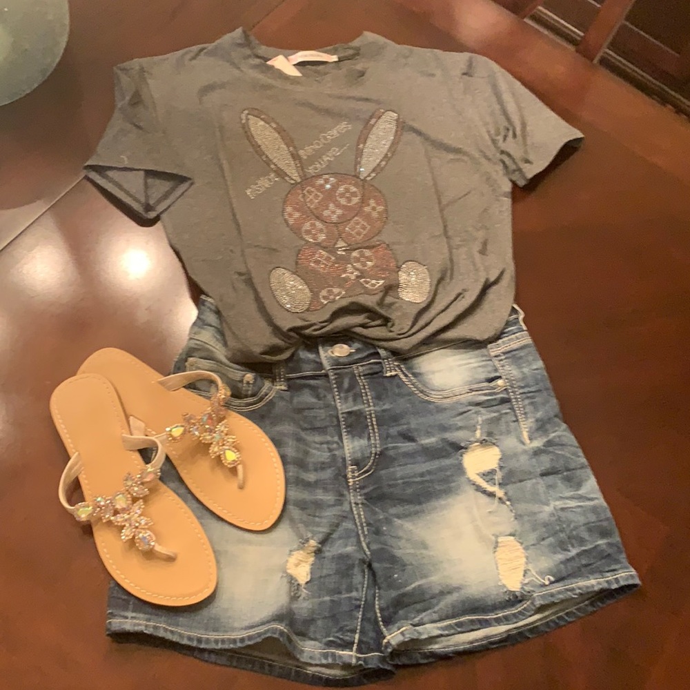 Bling Bunny fashion tee